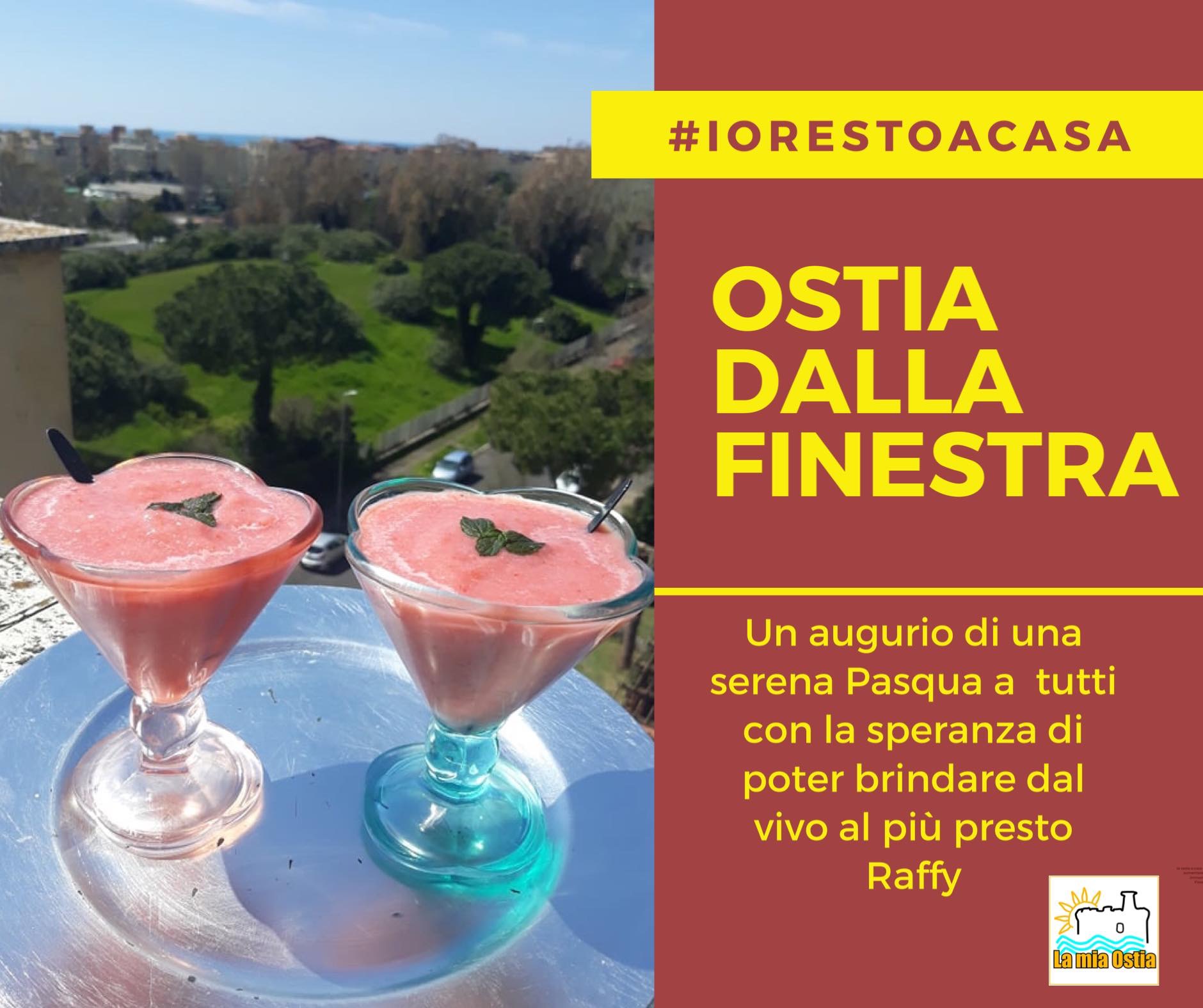 Ostia dalla finestra: mese di aprile